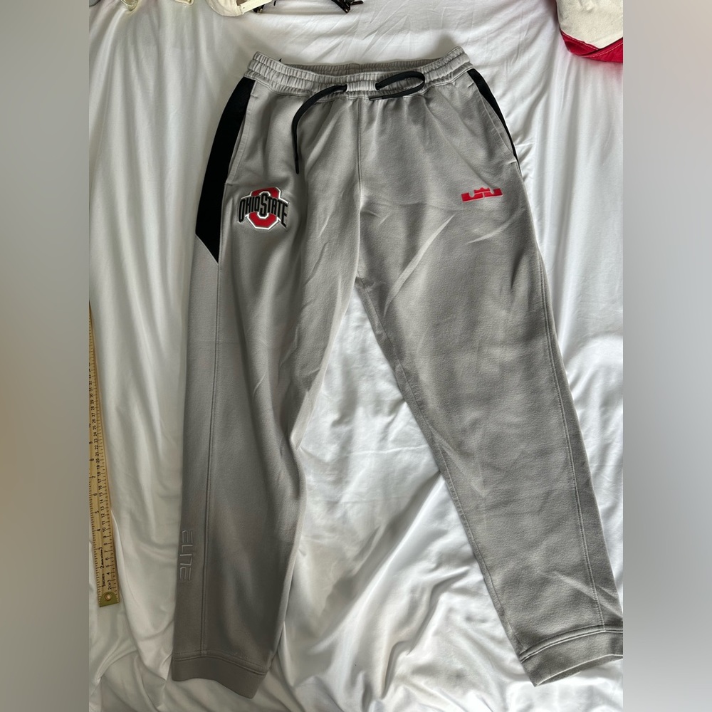 Nike Gray & Black Ohio State Men's Jogger Sweatpants